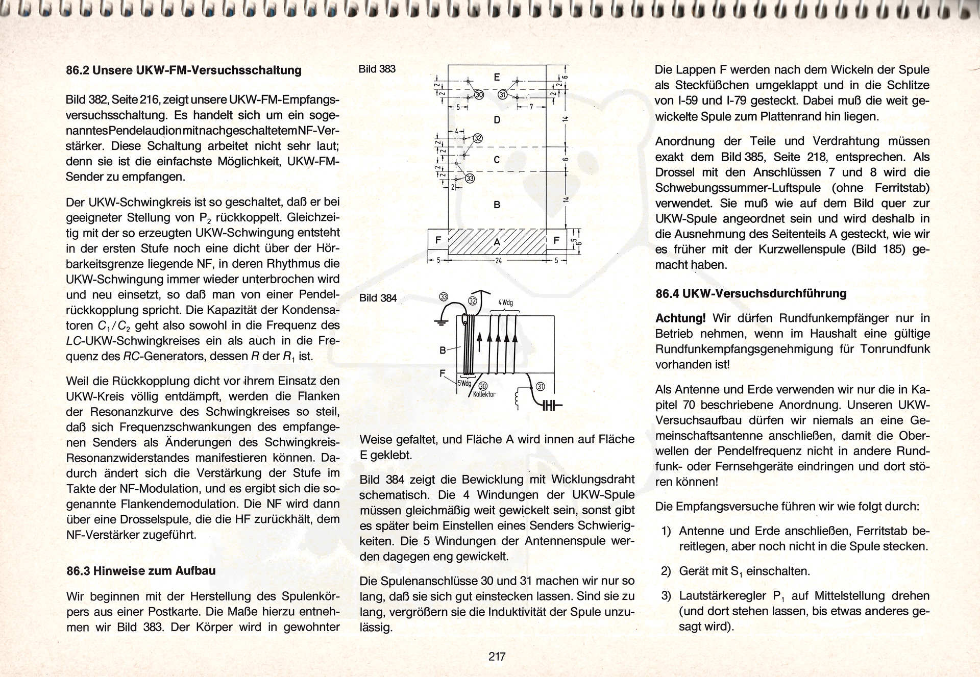 Kosmos Elektronik Labor E200 Handbuch Seite 217